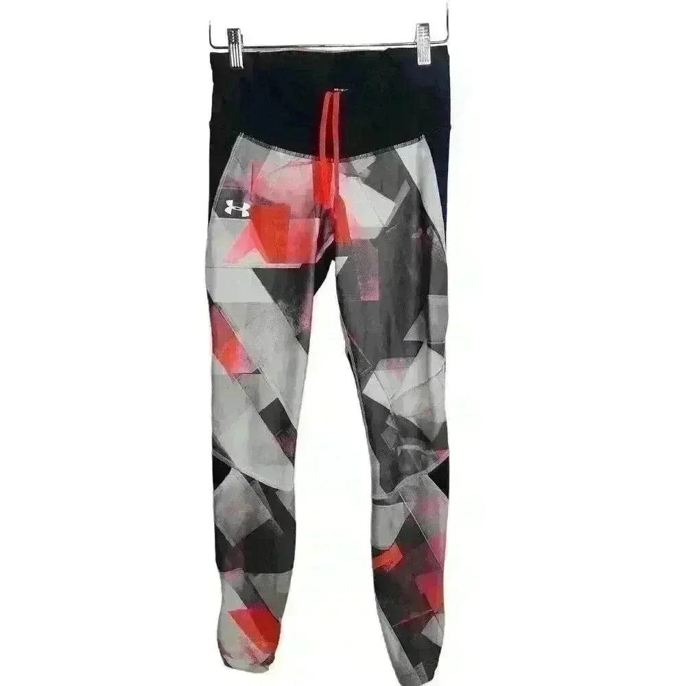 Under armour women's compression leggings geometric print size medium - Picture 2 of 14